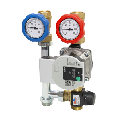 Grupa Pompowa Z Zaworem Mieszającym I Siłownikiem Esbe Gra212 Ara661+Vrg432-25-Grundfos 61025100